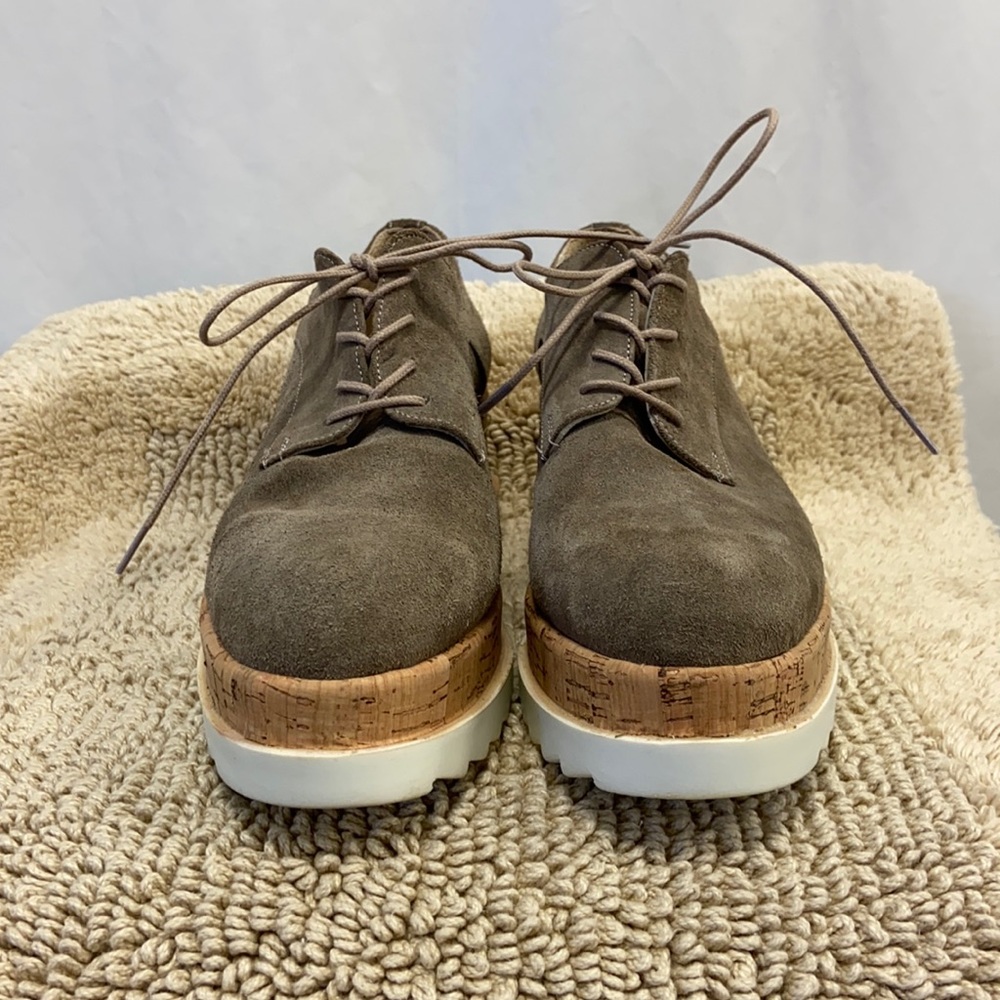 platform cork sole sneakers